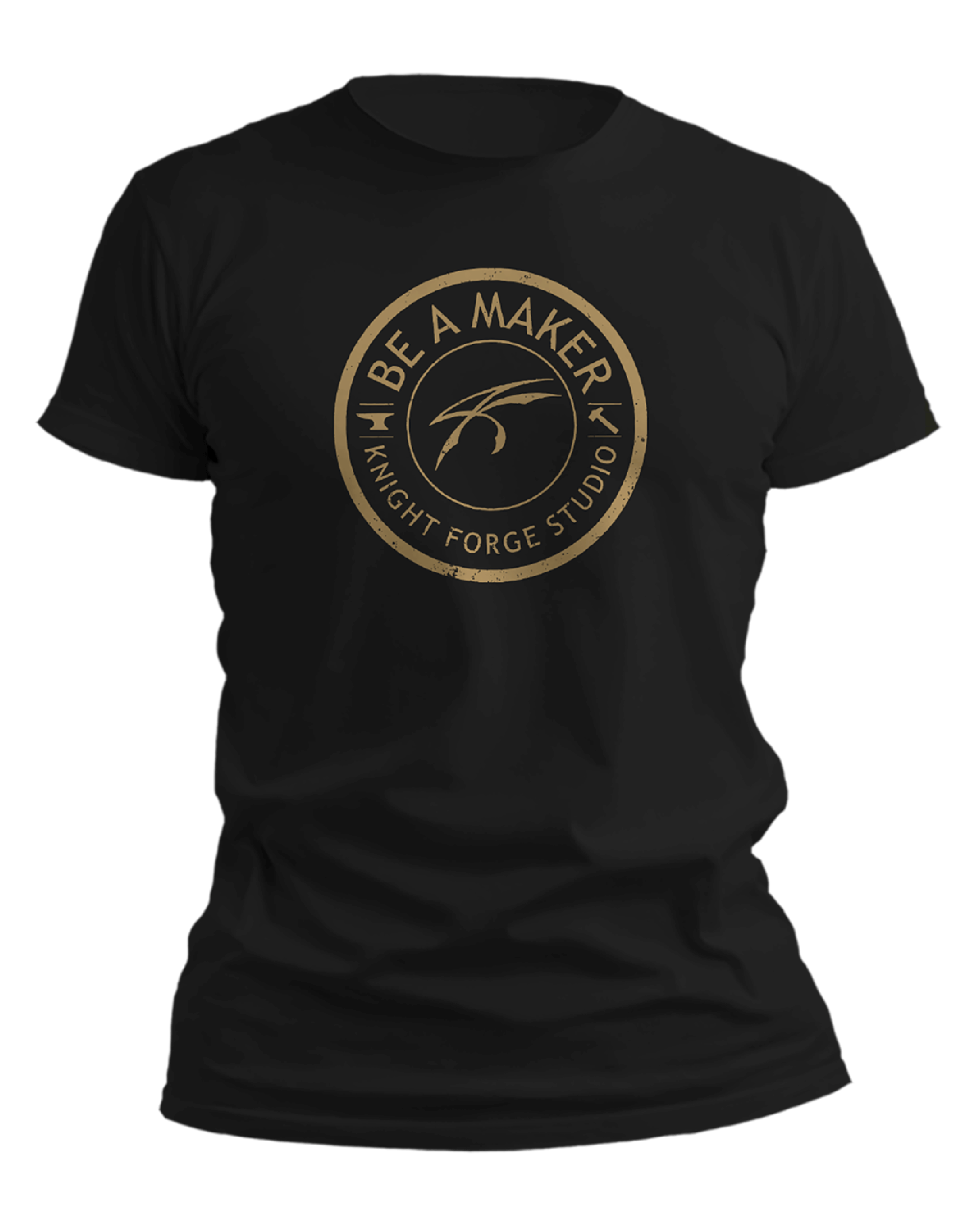 Be A Maker Logo with Metallic Gold Print