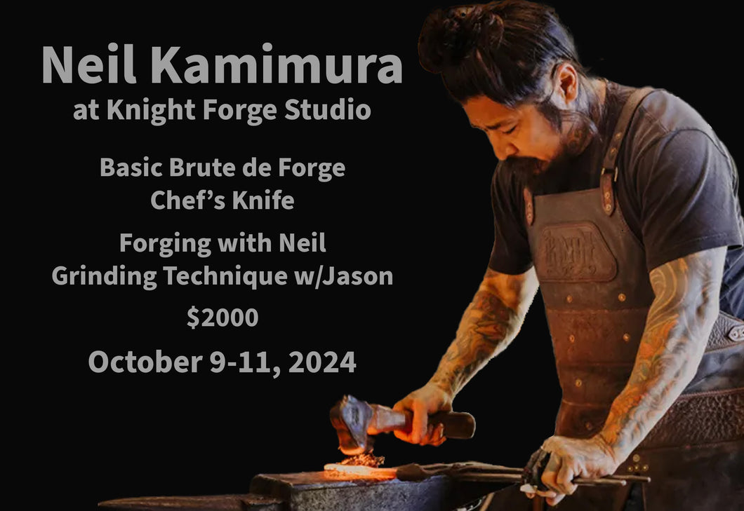 Studio Class: Basic Brute de Forge Chef's Knife w/Neil Kamimura - Sold Out